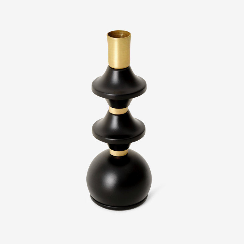 Alaana Brass Tabletop Candlestick