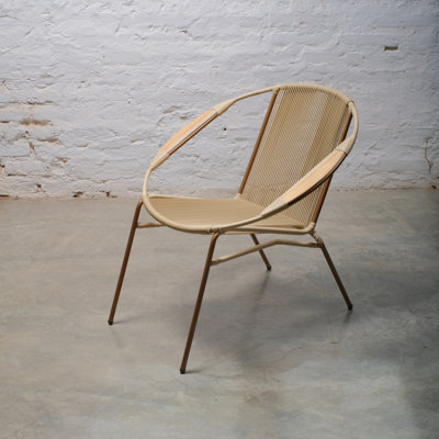 Solido Stackable Accent Chair with Rope Weave