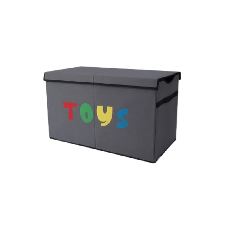 Toy Storage Chest, Collapsible Sturdy Bin With Lid Multi