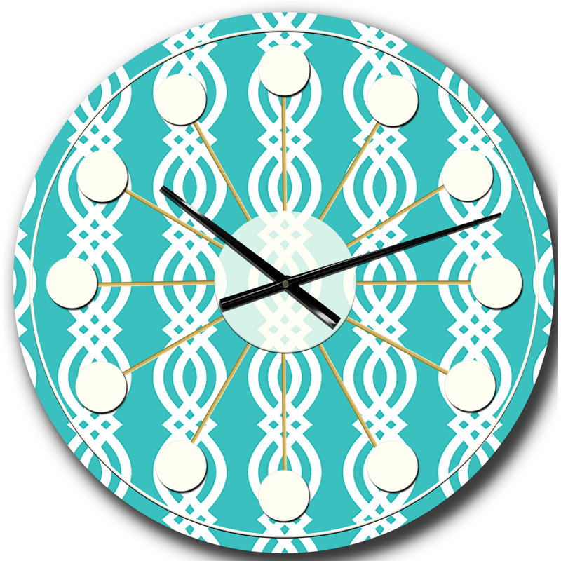 Horloge murale rétro Mid-Century, Grand