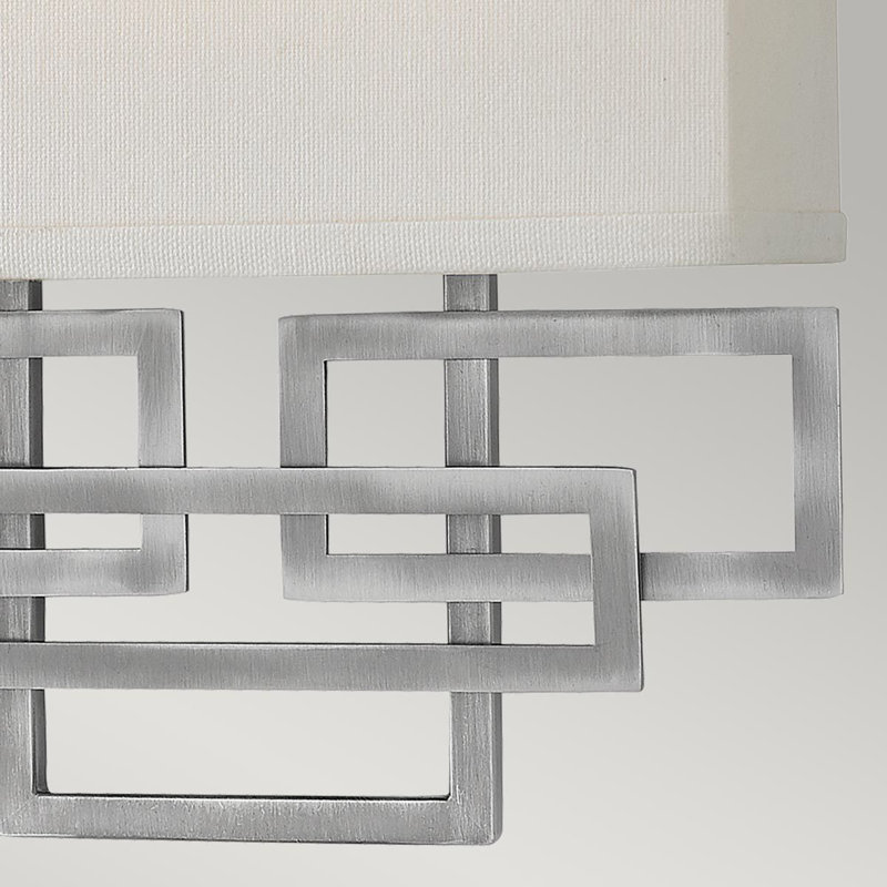 Parrott Flush Mounted Sconce, Antique Nickel