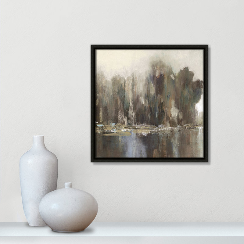 «Daily Reflections II» par Carol Robinson, Espresso, H 13,5 po x l 13,5 po
