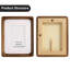 Cadre photo en bois avec passe-partout, bureau ou cadre mural Mid Century-538623743-538623622