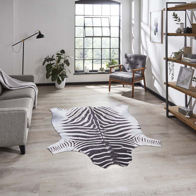 Animal Print Digitally Printed 195cm X 240cm Area Rug