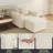 Upholstered Corduroy Accent Armchair with Ottoman, Deep Seat Single Sofa Chair with Accent Pillow