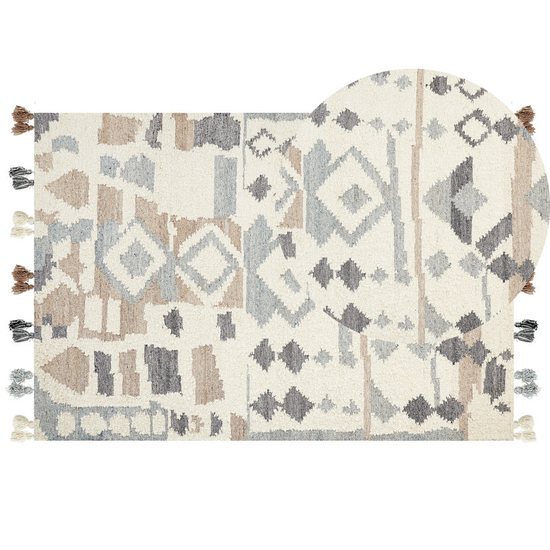 Charlesworth Geometric Hand Woven Area Rug, Rectangle 160 x 230cm