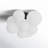 Clarksdale 120W Opal White Flush Mount-1623290977