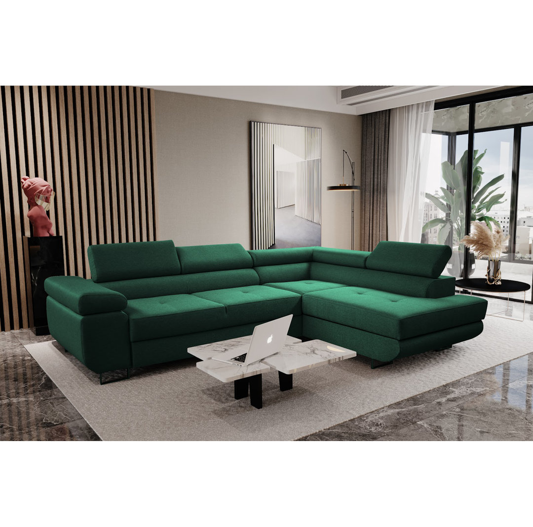 Ecksofa Messerly mit Bettfunktion