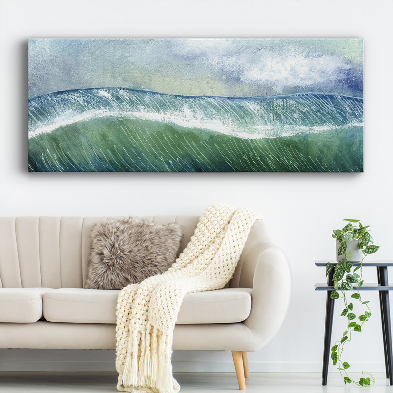 Crashing Wave I sur toile, H 12 po x l 30 po x P 1,5 po