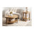 Aamnah Prayash Tiered Round Living Room Coffee Table-325638563