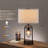 Deidamia Metal USB Table Lamp