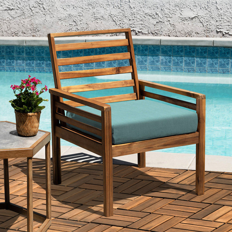 31cm L x 31cm W Solid Wood Interlocking Deck Deck Tile Kit, Dark Yellow