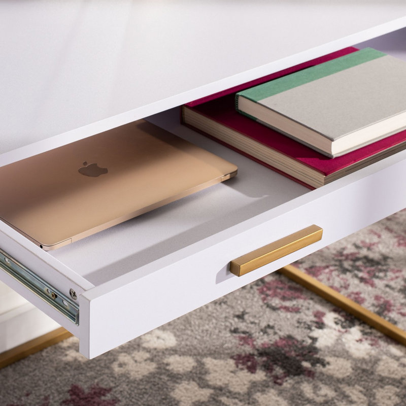 Metal Base Writing Desk