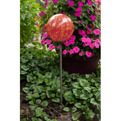Handblown Glass No Subject Garden Stake
