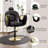 Hydraulic Reclining Barber Chair for Home or Salon – 360° Swivel, Adjustable Height, PU Leather, Multi-Functional-1334406425-1334406424