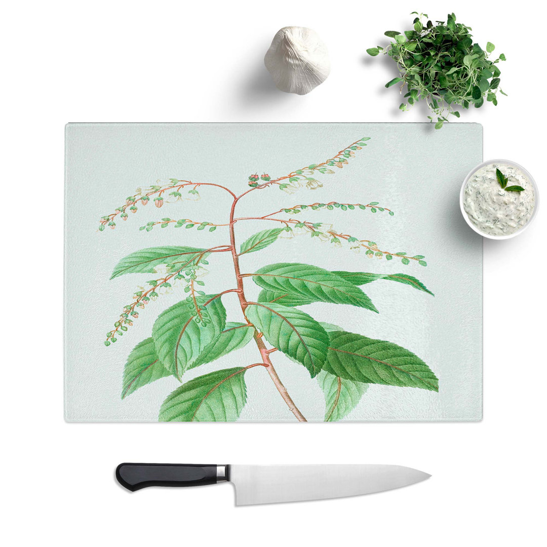 Glass Lily of The Valley Tree by Pierre-Joseph Redoute Chopping Board