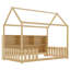 Lit maison simple avec éclairage à DEL et bibliothèque Nemo-Town-425085930