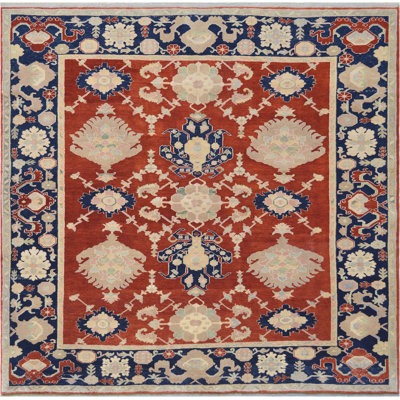 One-of-a-Kind 7'9" X 8' Hand Knotted Area Rug