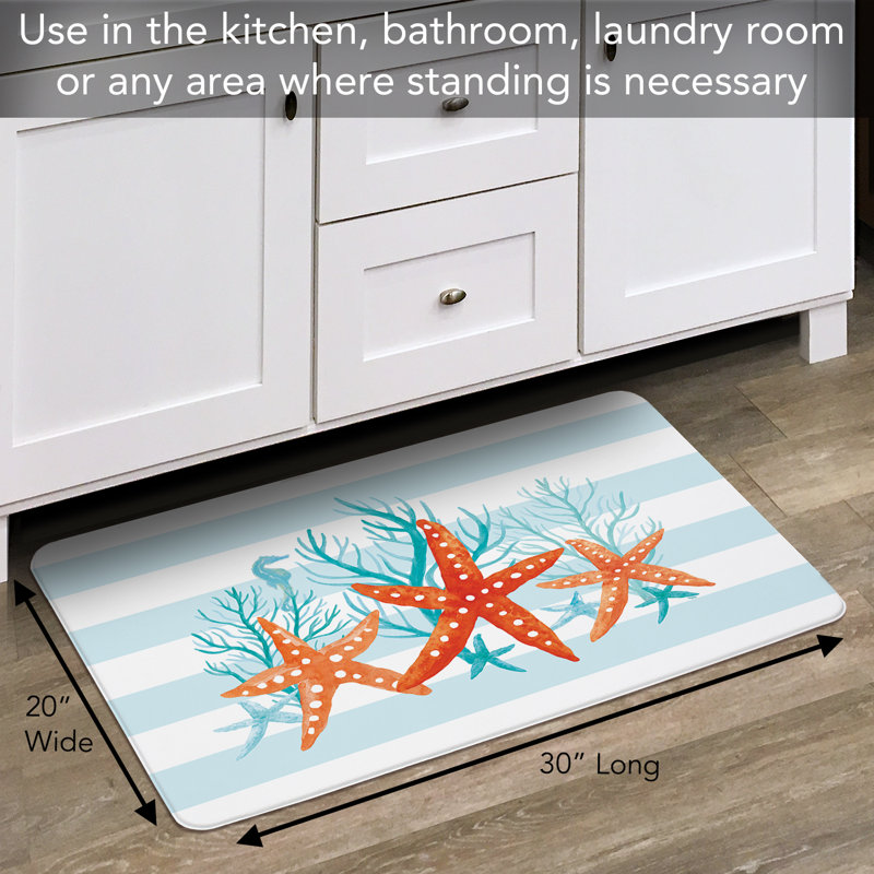 Starfish Comfort Kitchen Floor Mat