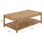 Table basse Manon Scallop avec tablette-244560303