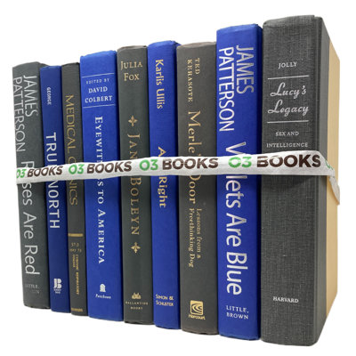 Lavender Luxe Decorative Books Gray and Violet