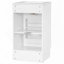 Meuble-lavabo 20 po avec lavabo en céramique, tablette réglable-205160149