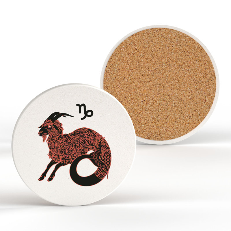 Kana Ceramic Round 1 Piece Coaster