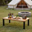 Ensemble de conversation pour patio 5 pièces Haven, ensemble de conversation avec canapé, coussins, table d'appoint, table basse-244227875