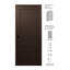 Porte pré-suspendue simple en bois manufacturé 2 panneaux à 2 panneaux-106872370-94623332-94623310