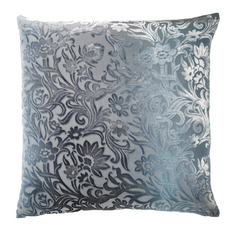 Prospect Park Square Velvet Pillow Cover & Insert, Dusk, 22" x 22"