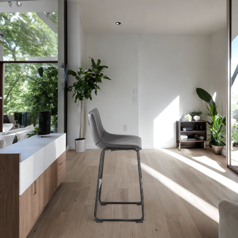 Tabouret de comptoir Marteny Dondan, Tabouret de comptoir (siège d'une hauteur de 26 p, Gris