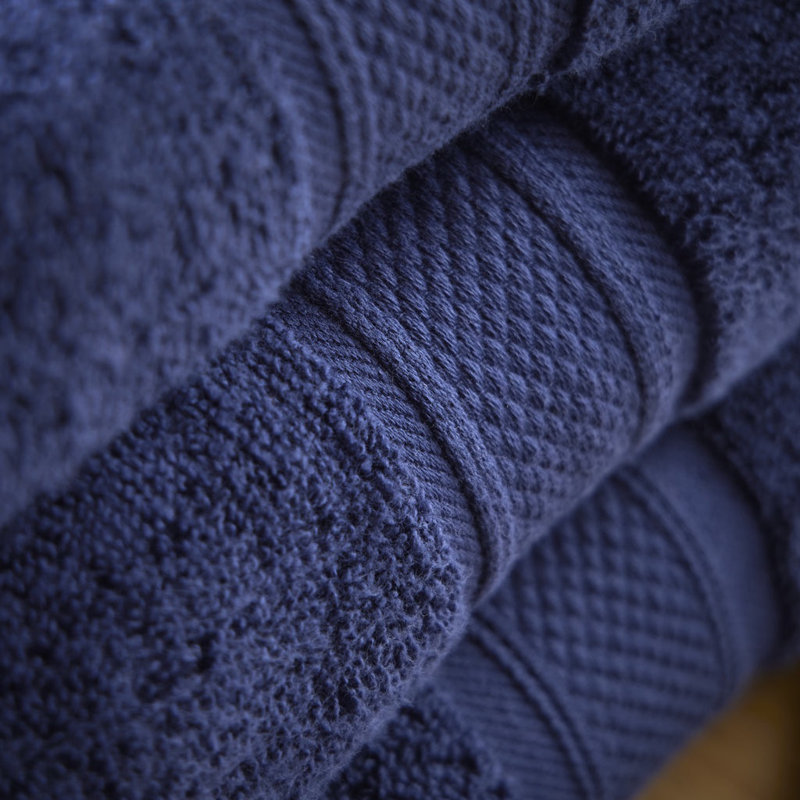 Luxury Zero Twist 100% Cotton Bath Towel, Navy