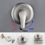 Robinet de baignoire et de douche avec valve brute-93478355