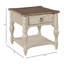 Table de bout en bois massif avec rangement Kempston