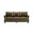 80" Wide Faux Leather Rolled Arm Sofa-972848952