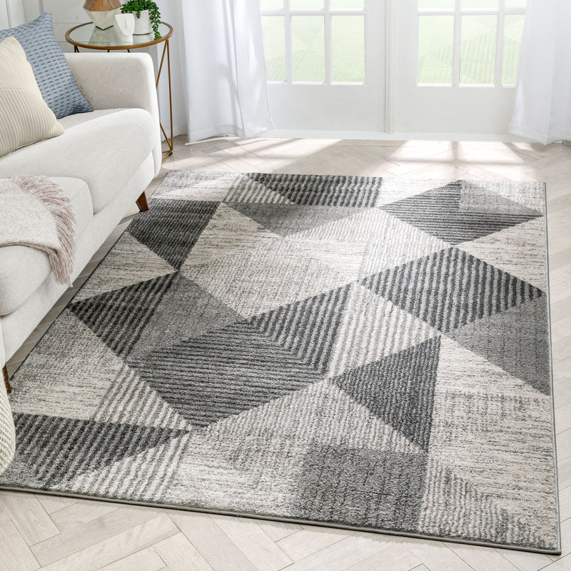 Lisbon Geometric Area Rug, Rectangle 120 x 160 cm