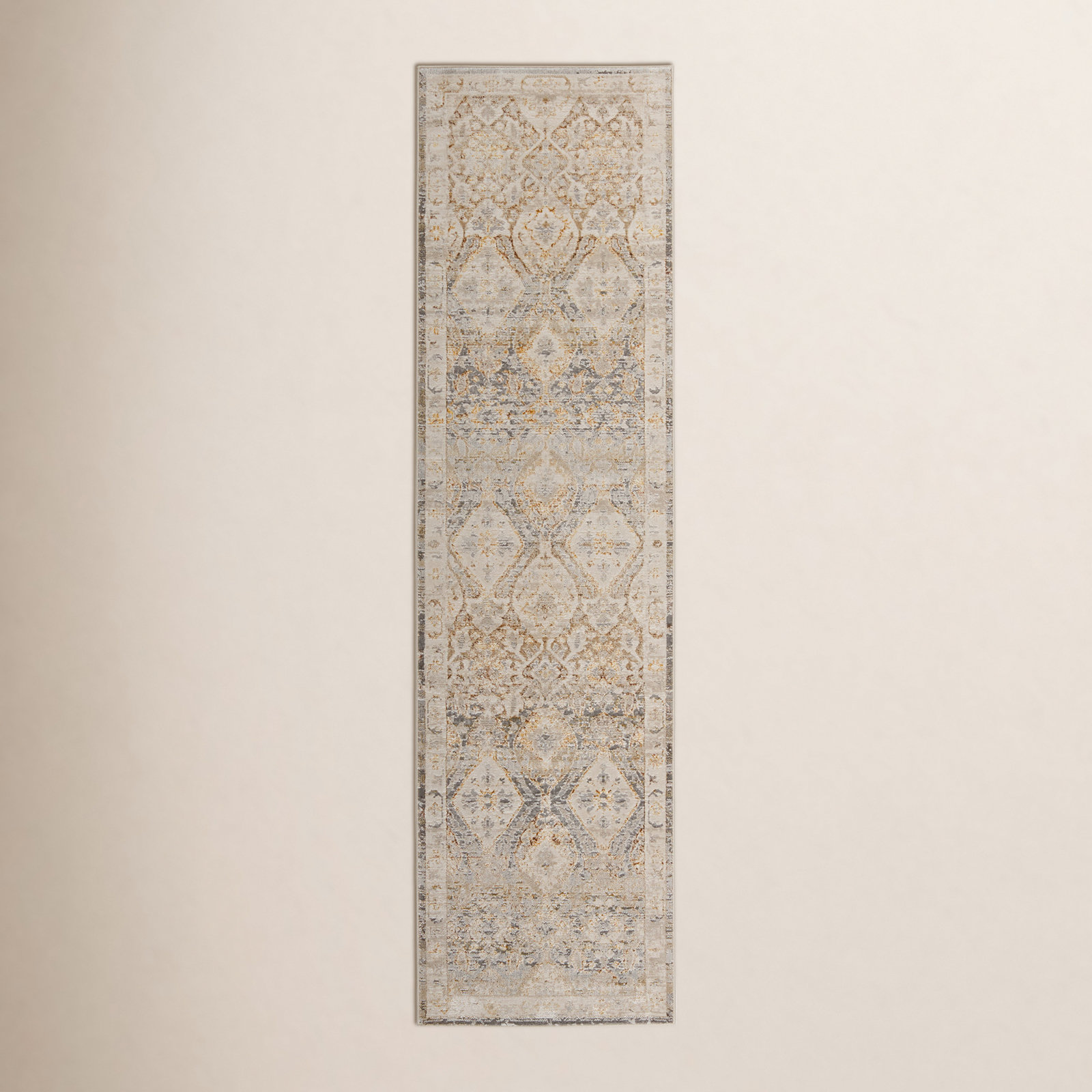 Lynnette Gray Oriental Rug, Runner 2'2" x 8'