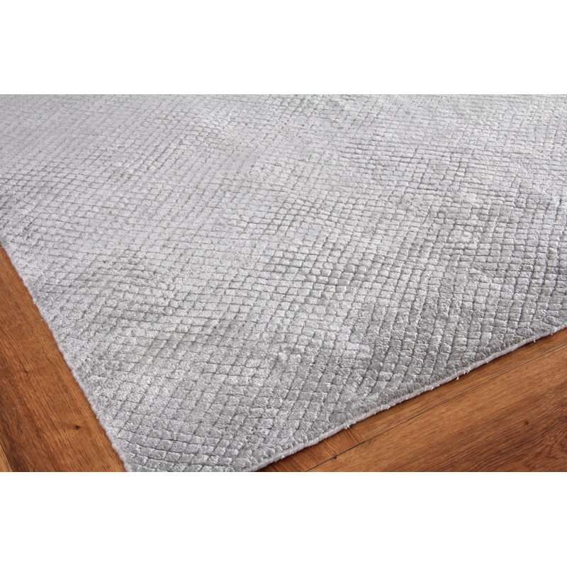 Pearl Hand Woven Geometric Area Rug, Rectangle 9' x 12'