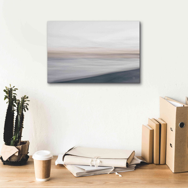 «Waves Move Me I» par Nathan Larson, art mural sur toile, H 12 po x l 18 po x P 0,75 po