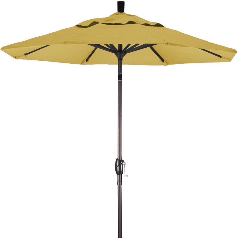 Parasol sunbrella de marché 7,5' Wallach, Toile toile Sunbrella® blé