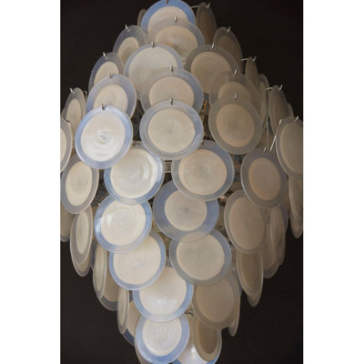 Lustre géométrique clair Murano Vistosi