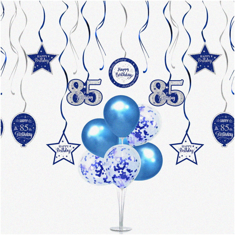 Sparkling 40th Birthday & Anniversary Glitter Banner