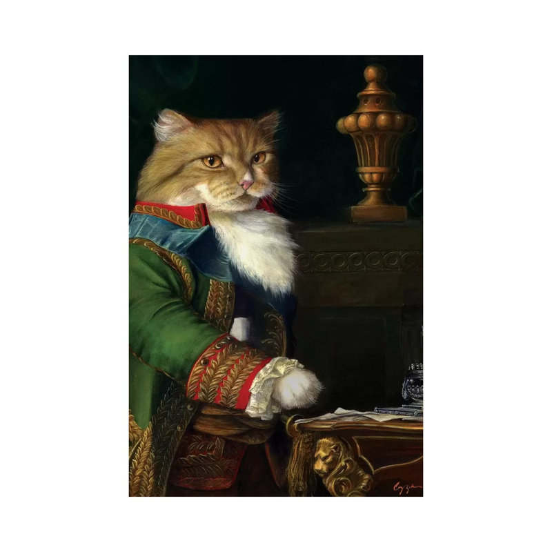 Waldo, reproduction d'art sur toile tendue, H 12 po x l 8 po x P 0,75 po