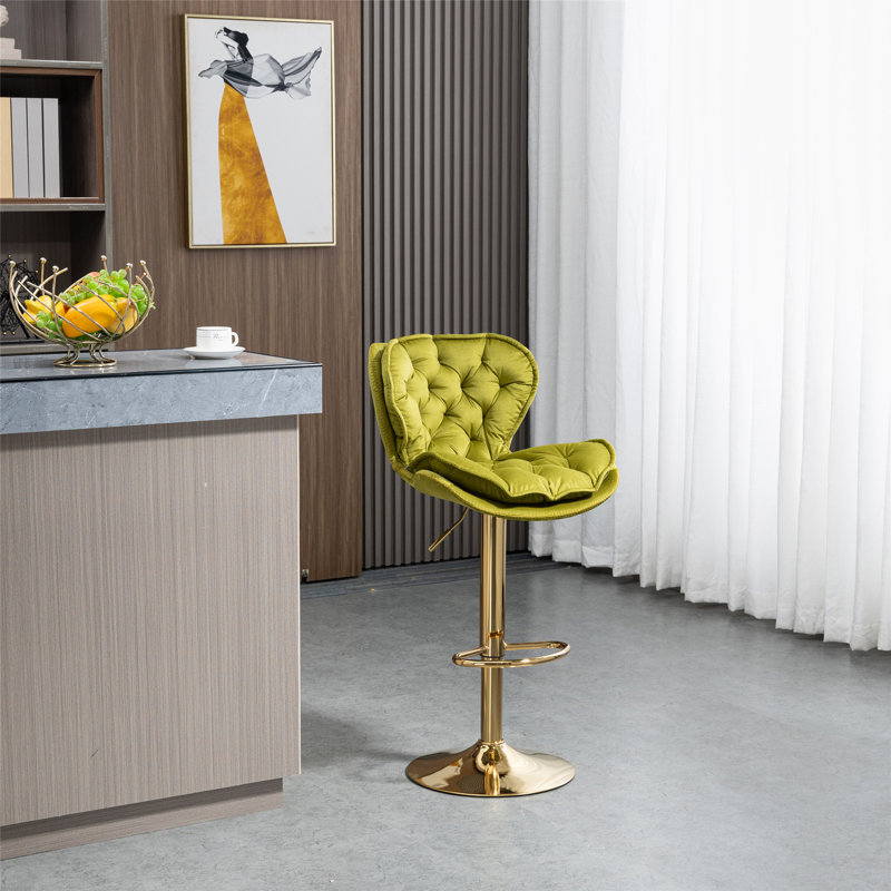 Abreu Bar Stools, Green, 2