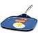 Granitestone Blue 10.5'' Nonstick Square Griddle Pan with Stay Cool Handle, Oven & Dishwasher Safe
