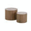 Ensemble de tables basses rondes en bois-1674480650