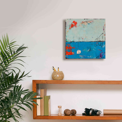 «Blue Bound» par Erin Ashley, estampe numérique sur toile
