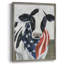 «American Cow II», reproduction encadrée - bois massif-1969925257