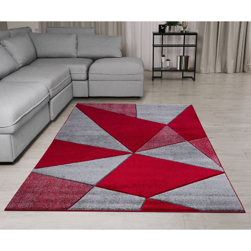 Johana Geometric Area Rug, Runner 60 x 220cm