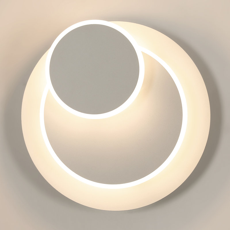 Achna Led Round Rotation Wall Light
